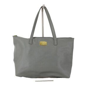 Joy Mangano Purse Gray 18 x 12 x 5 Inner Pockets With Wristlet Shoulder Purse